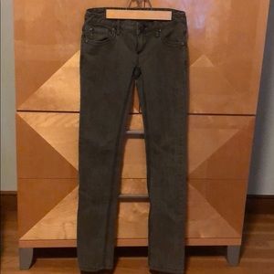 Grey Jeans Free People Size 25